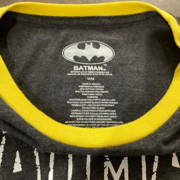 TWO Batman Tees 1X Small &  Medium - Picture 5 of 8